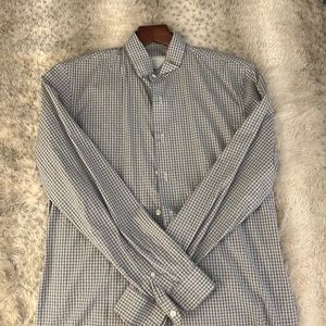 Prada L/S printed shirt. Size 39 with a 15.5” neck